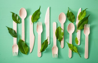 Baner: Sztućce ekologiczne